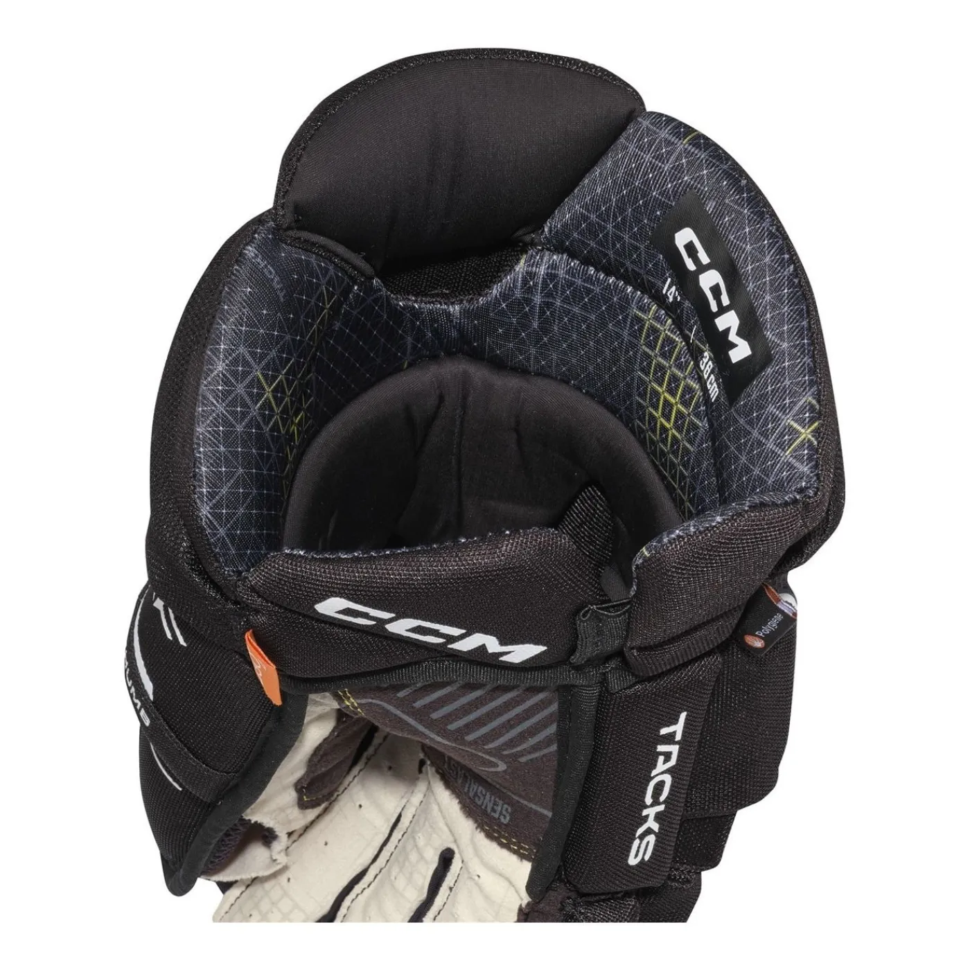 Clearance Hockeyhandskar Tacks XF Jr Black/White Hockeyhandskar Junior|Hockeyutrustning Junior