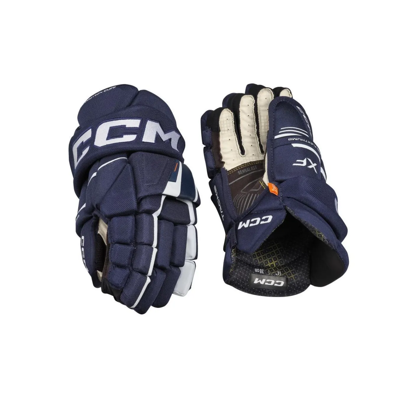 Sale Hockeyhandskar Tacks XF Jr Navy/White Hockeyhandskar Junior|Hockeyutrustning Junior