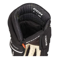 Hockeyhandskar Tacks XF Pro Jr Black/White Hockeyhandskar Junior|Hockeyutrustning Junior