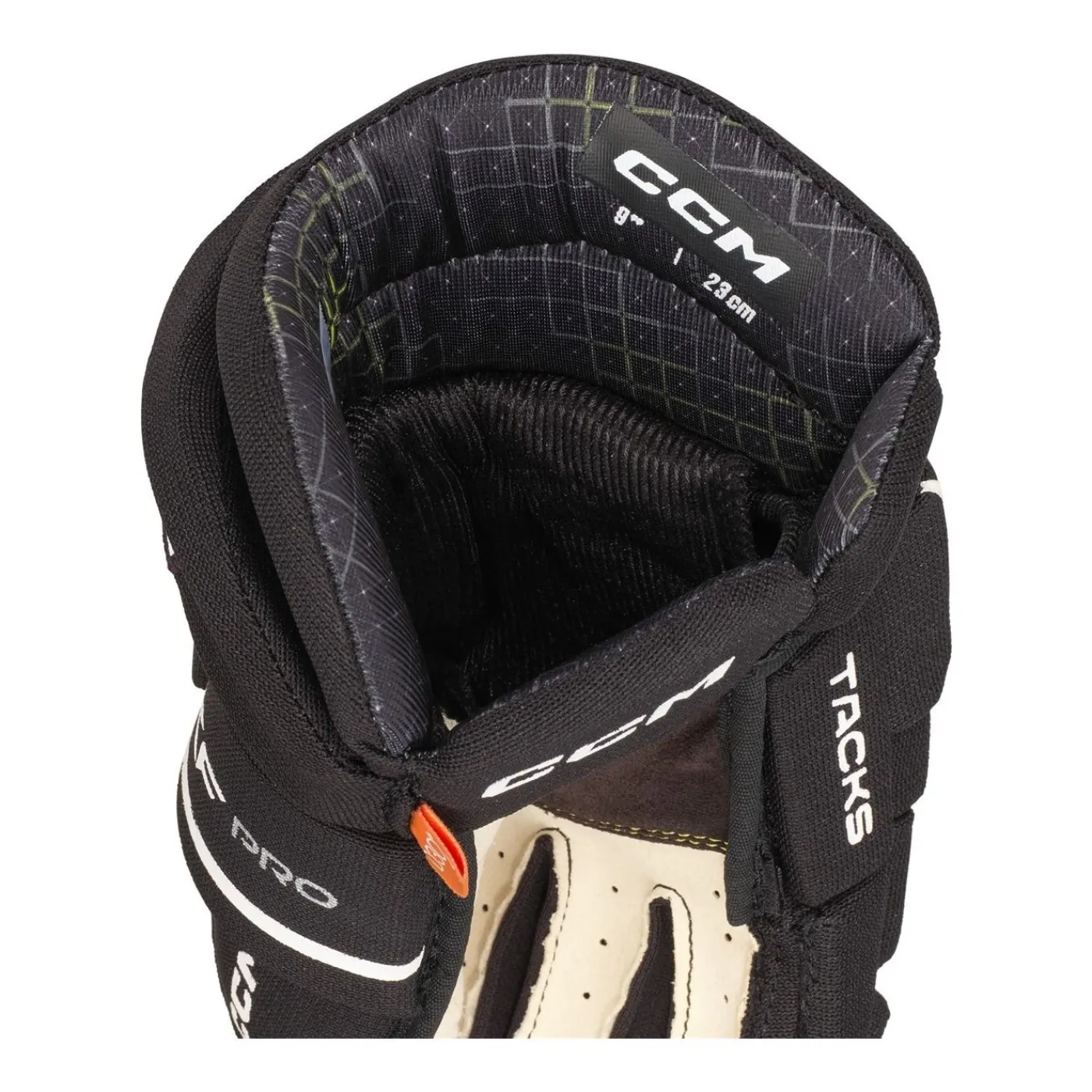 Hockeyhandskar Tacks XF Pro Jr Black/White Hockeyhandskar Junior|Hockeyutrustning Junior