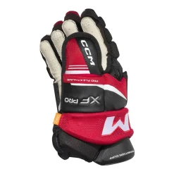 Outlet Hockeyhandskar Tacks XF Pro Jr Black/Red/White Hockeyhandskar Junior|Hockeyutrustning Junior