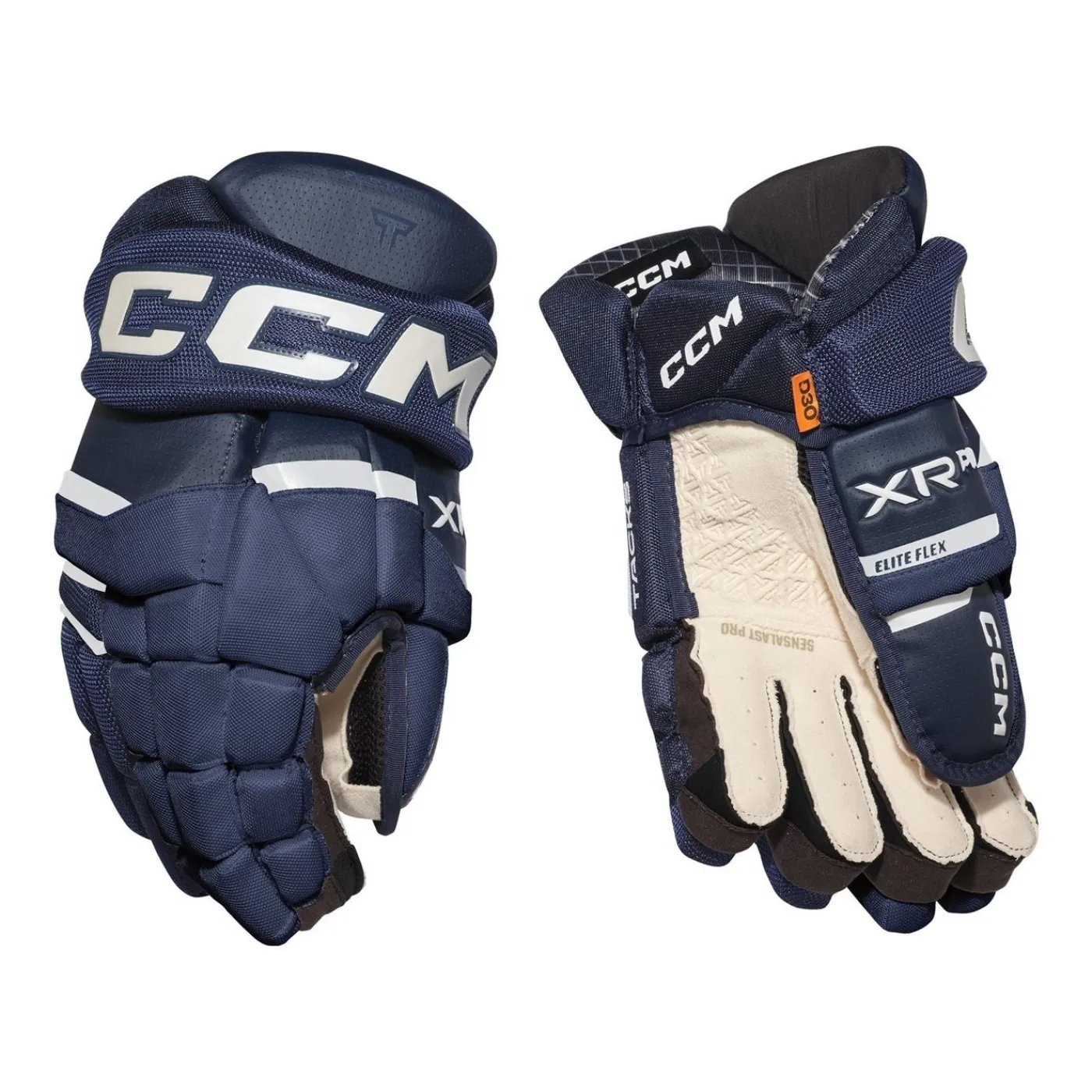 Sale Hockeyhandskar Tacks XR Pro Jr Navy/White Ccm|Hockeyhandskar Junior