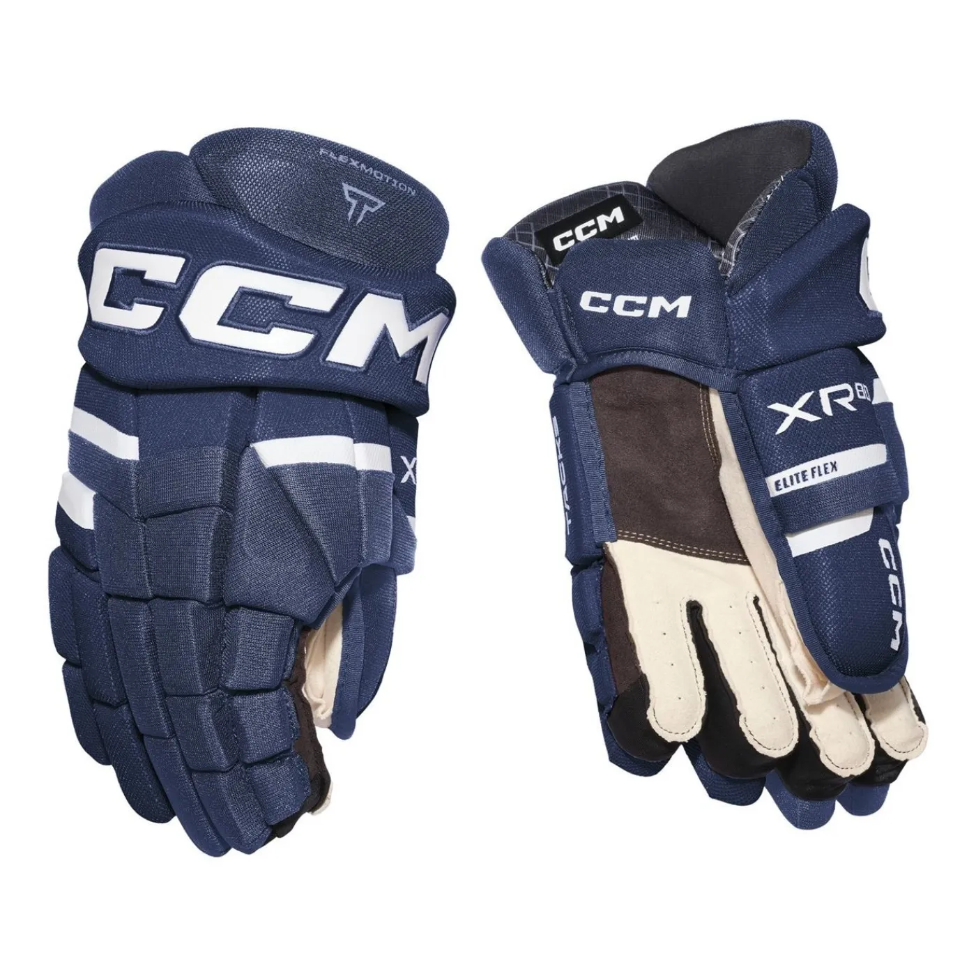 Hockeyhandskar Tacks XR80 Sr Navy/White Ccm|Hockeyhandskar Senior