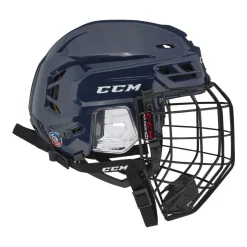 Clearance Hockeyhjälm 310 Combo Jr Navy Ccm