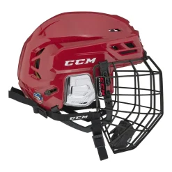Outlet Hockeyhjälm 310 Combo Jr Red Ccm