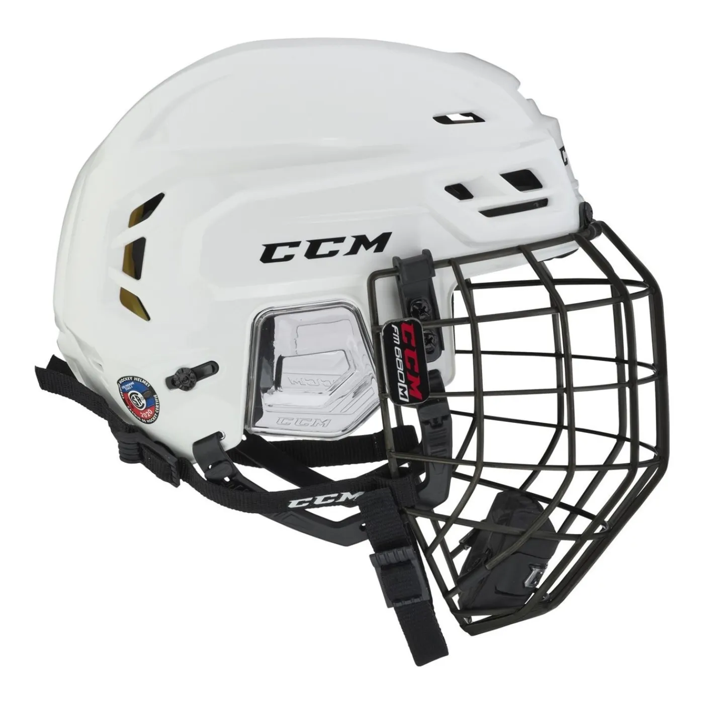 Online Hockeyhjälm 310 Combo Jr White Ccm