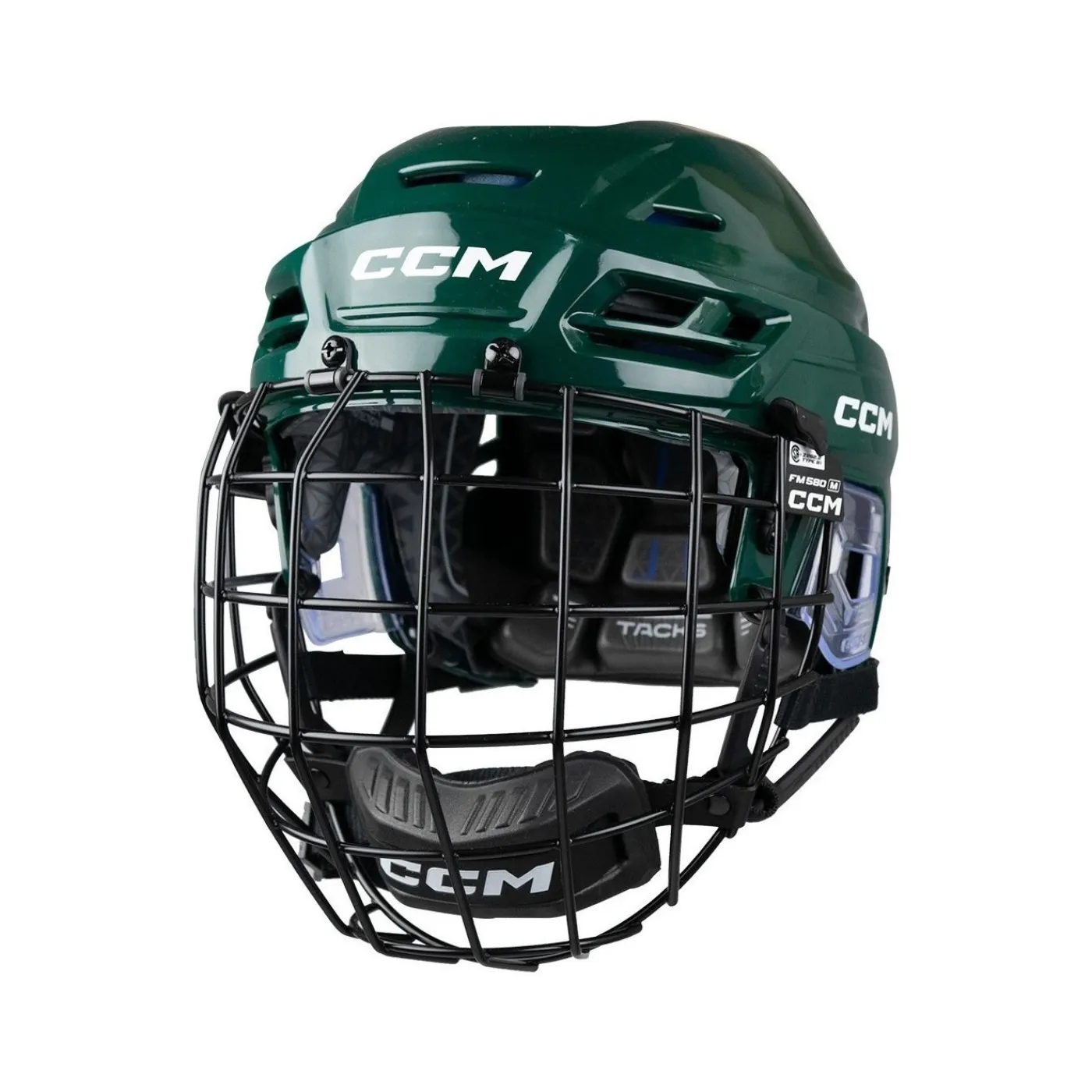 Hot Hockeyhjälm 310 Combo Sr Dark Green Ccm