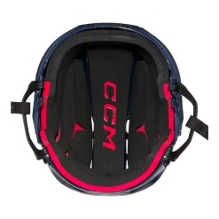 Clearance Hockeyhjälm Tacks 70 Combo Jr Navy Hockeyhjälmar Med Galler|Hockeyutrustning Junior