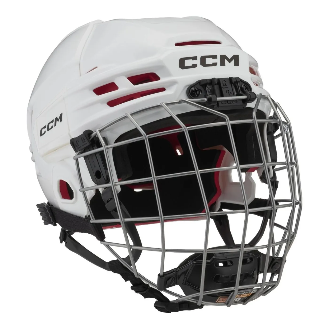 Discount Hockeyhjälm Tacks 70 Combo Jr White Hockeyhjälmar Med Galler|Hockeyutrustning Junior