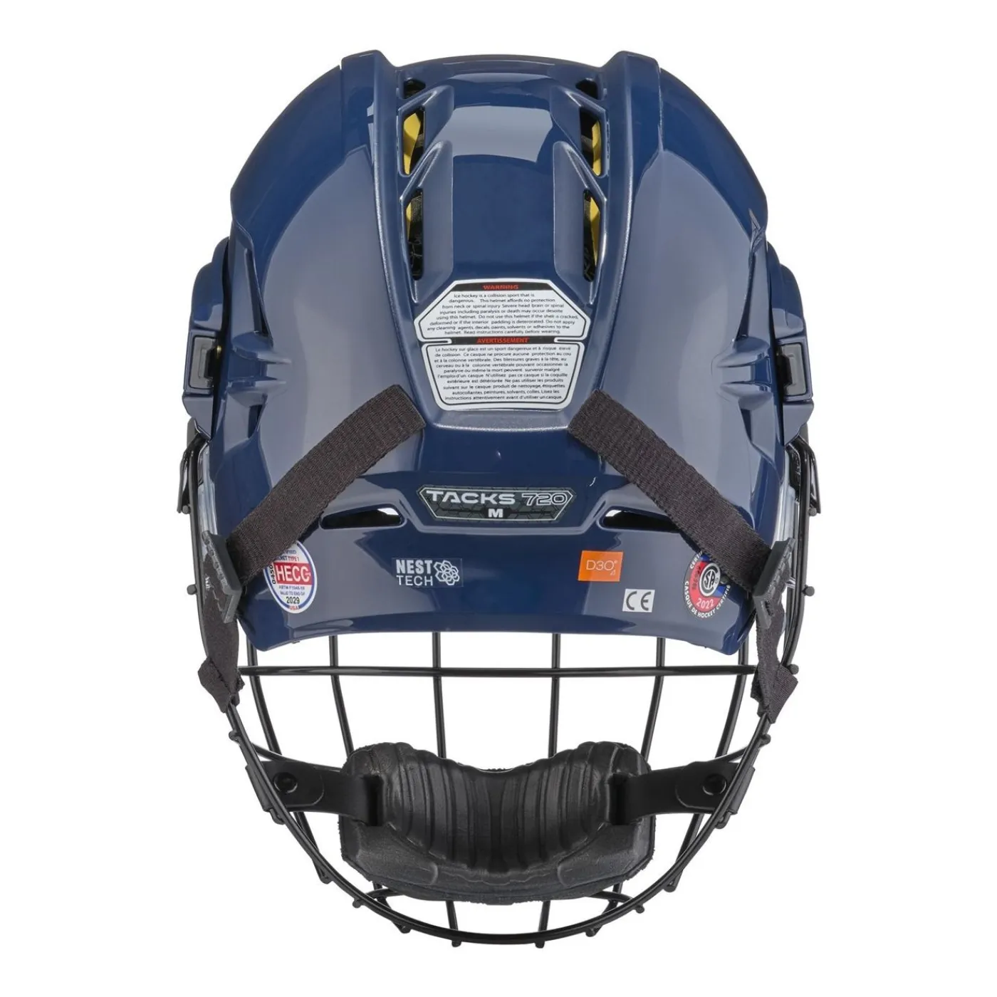 Sale Hockeyhjälm Tacks 720 Combo Navy Hockeyhjälmar Med Galler