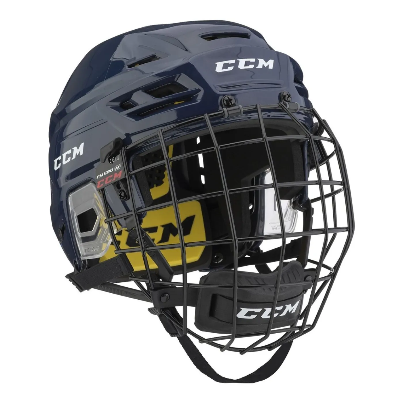 Hockeyhjälm Tacks 210 Combo Navy Hockeyhjälmar Med Galler