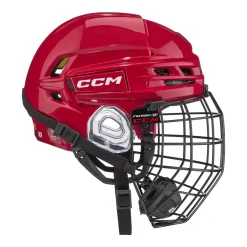 Sale Hockeyhjälm Tacks 720 Combo Red Hockeyhjälmar Med Galler