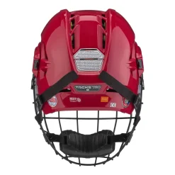 Sale Hockeyhjälm Tacks 720 Combo Red Hockeyhjälmar Med Galler