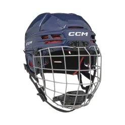 Discount Hockeyhjälm Tacks 70 Combo Yth Navy Hockeyutrustning Barn|Hockeyhjälmar Med Galler