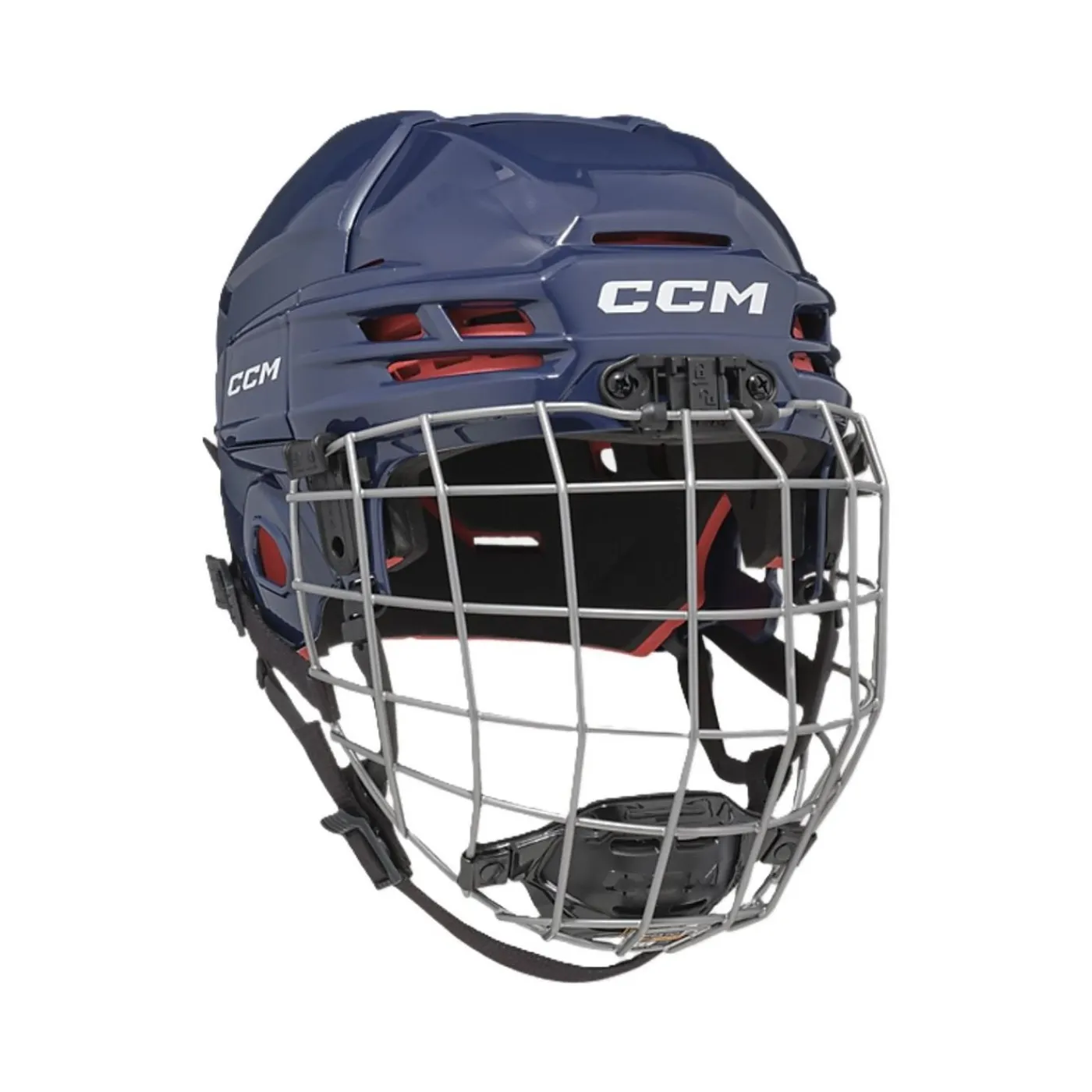 Discount Hockeyhjälm Tacks 70 Combo Yth Navy Hockeyutrustning Barn|Hockeyhjälmar Med Galler