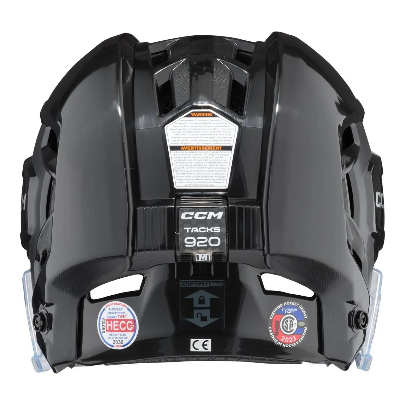 Discount Hockeyhjälm Tacks 920 Sr Black Hockeyhjälmar Utan Galler