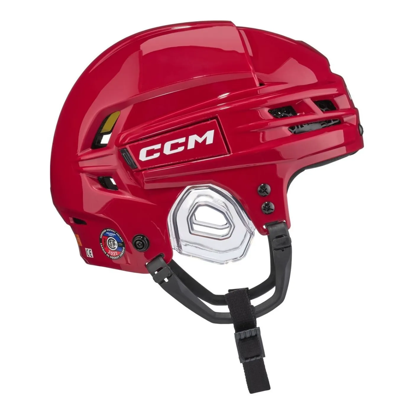 Hot Hockeyhjälm Tacks 720 Sr Red Hockeyhjälmar Utan Galler