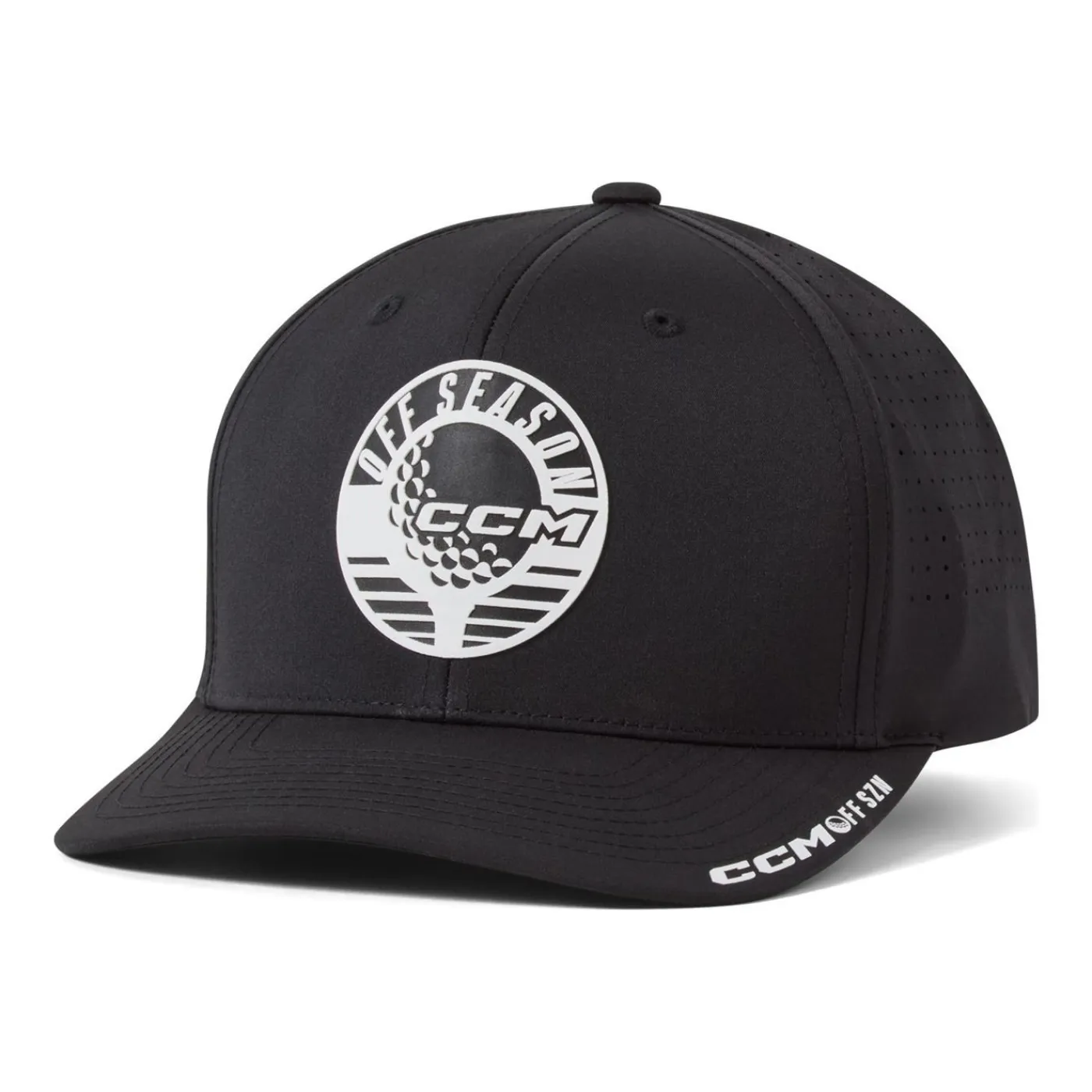 Clearance Keps Golf Perforated Black Hockeykepsar Ccm