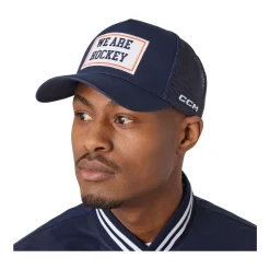 Discount Keps Stripe Trucker Sr Navy Hockeykepsar Ccm