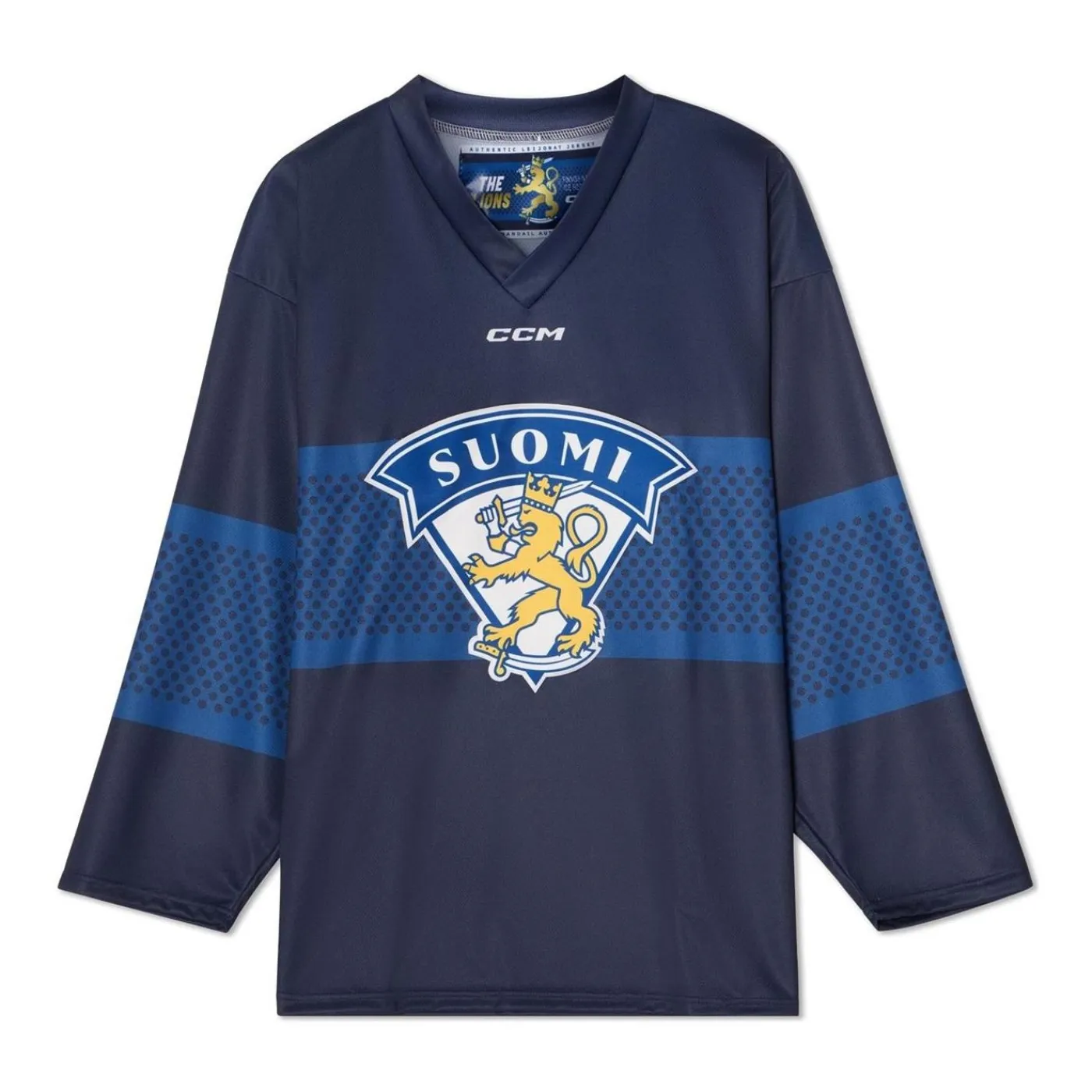 Matchtröja Replica Team Finland Sr Navy Nhl Replica Tröjor