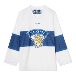 Outlet Matchtröja Replica Team Finland Sr White Nhl Replica Tröjor