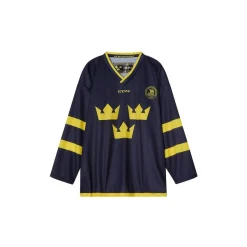 Sale Matchtröja Replica Team Sweden Jr Navy Nhl Replica Tröjor