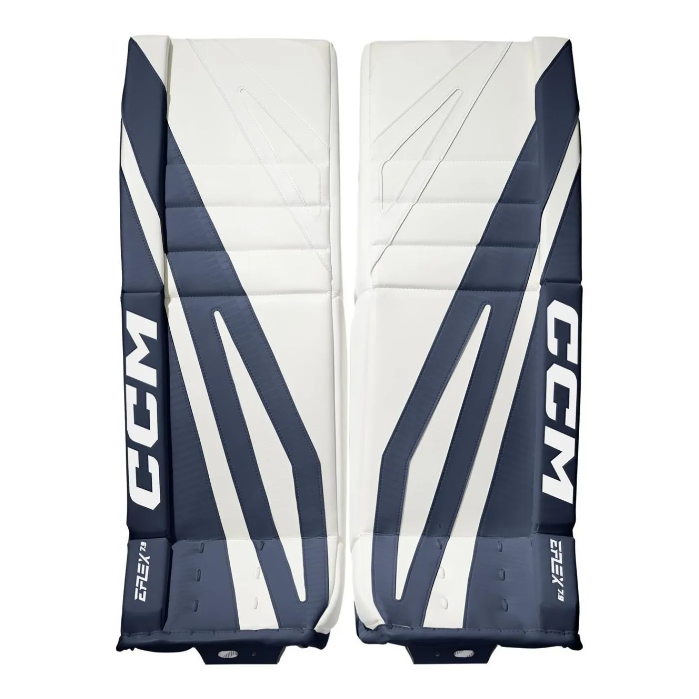 Online Målvaktsbenskydd EFLEX 7.9 Int White/Navy Målvaktsbenskydd Intermediate