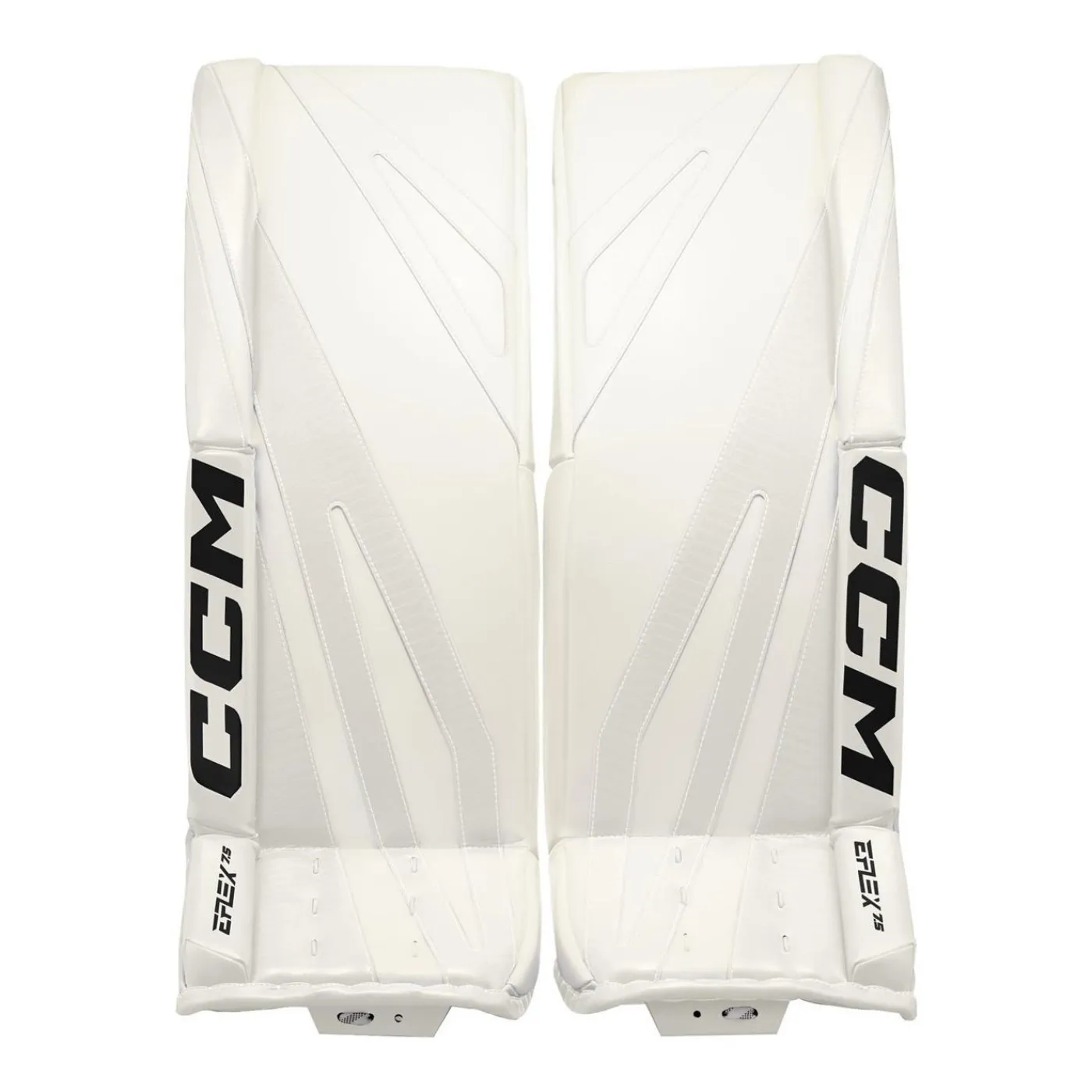 New Målvaktsbenskydd EFLEX 7.5 Sr White Målvaktsbenskydd Senior