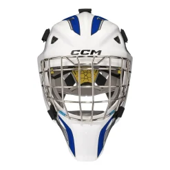 Sale Målvaktsmask Axis F5 Certified Cat-Eye Dekal Yth White/Royal Barn Målvaktsmasker Barn (Yth)