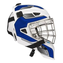 Sale Målvaktsmask Axis F5 Certified Cat-Eye Dekal Yth White/Royal Barn Målvaktsmasker Barn (Yth)