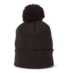 Hot Mössa Pom Knit Beanie Black Mössor Ccm