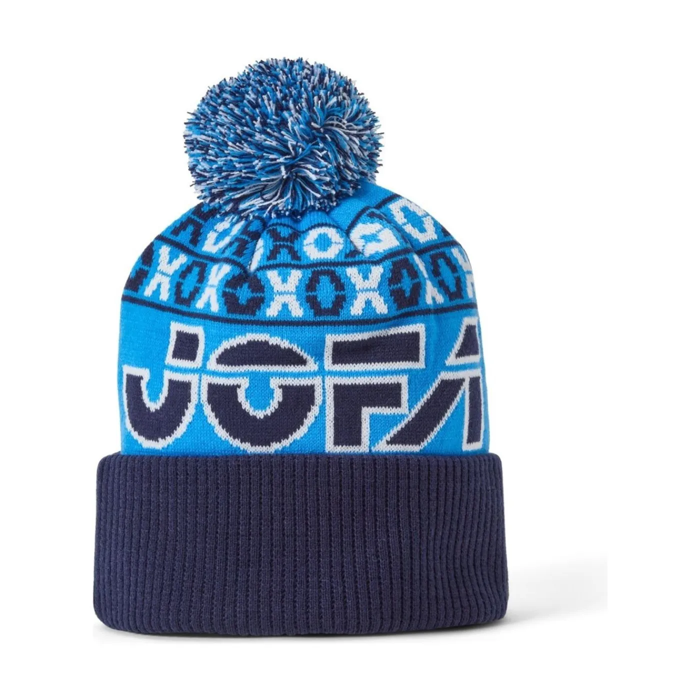 New Mössa Pom Knit Jofa Navy Mössor Ccm