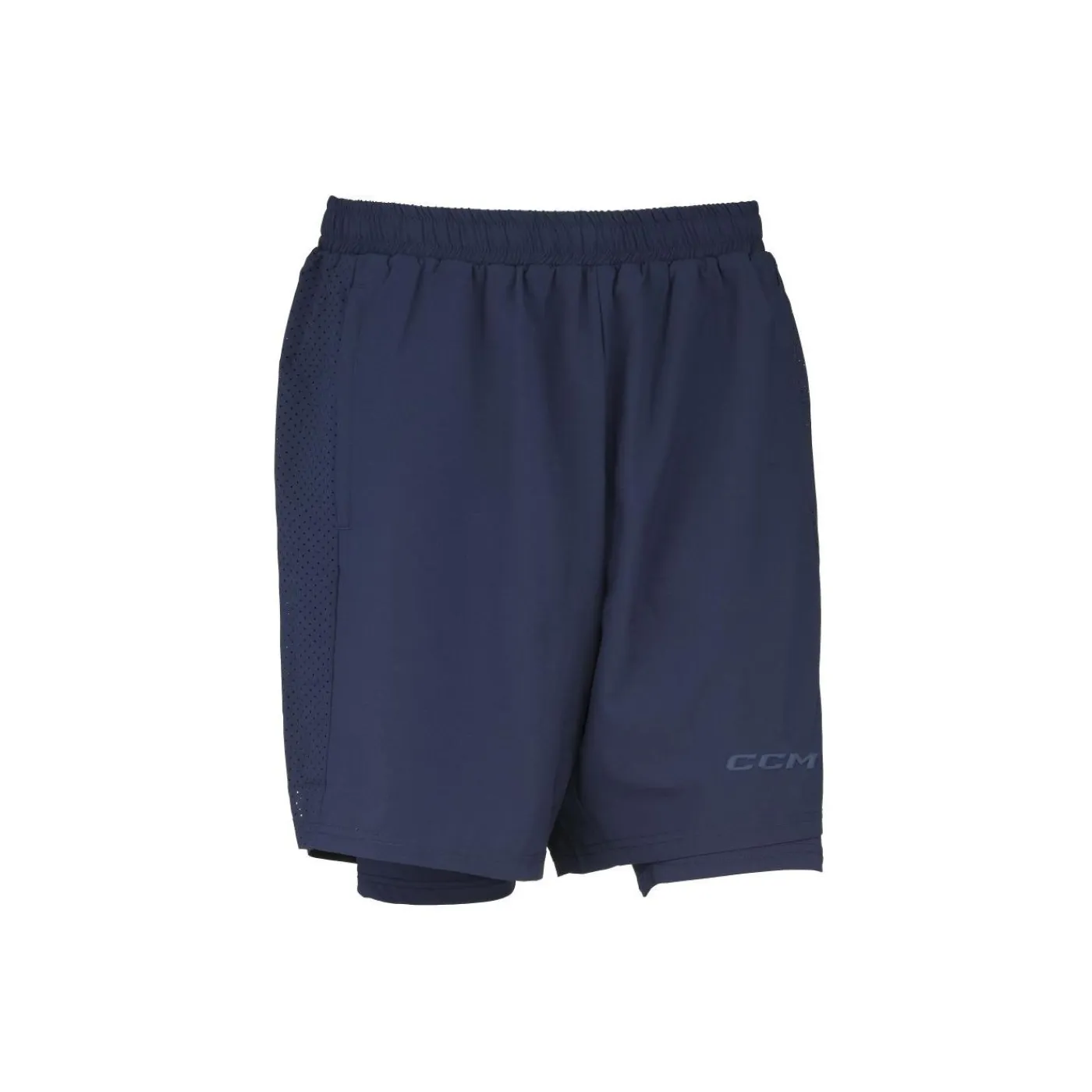 Hot Shorts 2-in-1 Training Sr Navy Shorts Senior
