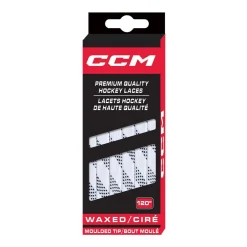 Hot Skridskosnören Vaxade White Ccm|Skridskosnören
