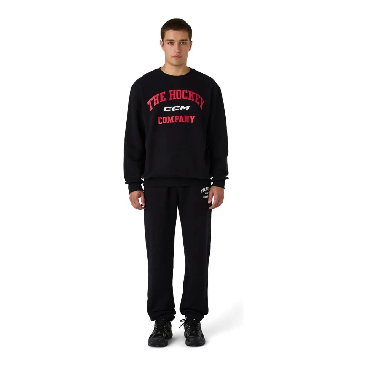 Sale Tröja Athleisure Fleece Sr Black Tröjor Senior