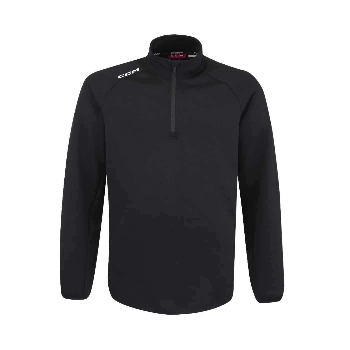 New Tröja Locker 1/4 Zip SR Black Teamtextil Tröjor Sr|Tröjor Senior
