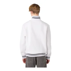Sale Tröja Stripe Quarter Zip Sr White Tröjor Senior