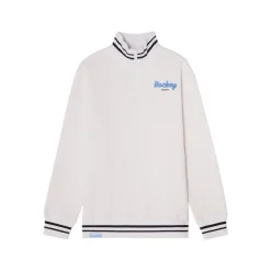 Sale Tröja Stripe Quarter Zip Sr White Tröjor Senior
