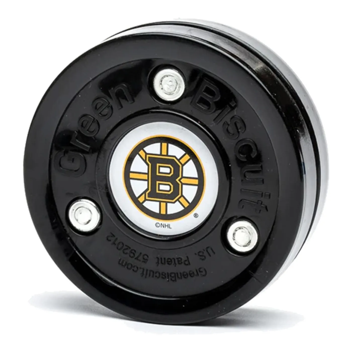 Outlet Puck NHL Edition - Boston Bruins Teknikpuck & Green Biscuit|Teknikpuck & Green Biscuit