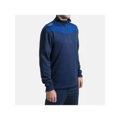 Outlet Tröja Zip Neck Jr Blue Kosa