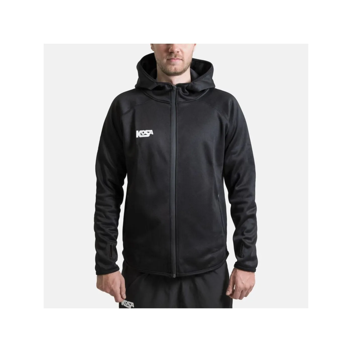 Online Zip Hoodie Sr Black Kosa|Hoodies Bandy