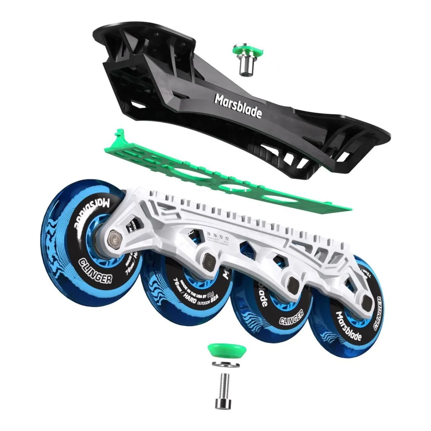 Clearance O2 Inlineshjulset Kit Inlines Senior|Marsblade