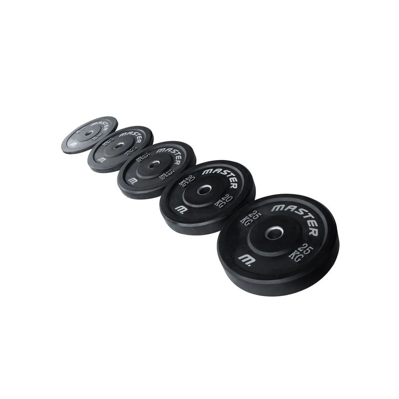 Online Viktskiva Bumper Viktpaket Bumper 150 Kg Master Fitness|Styrketräning