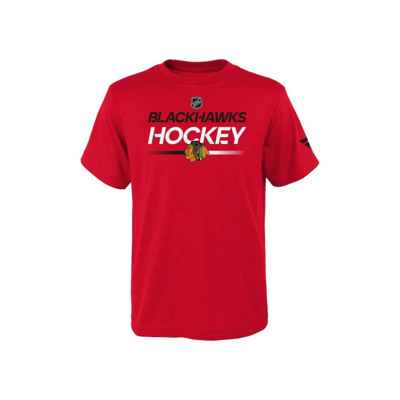 Outlet T-shirt Apro Wordmark Blackhawks Nhl T-Shirt Junior|Outerstuff