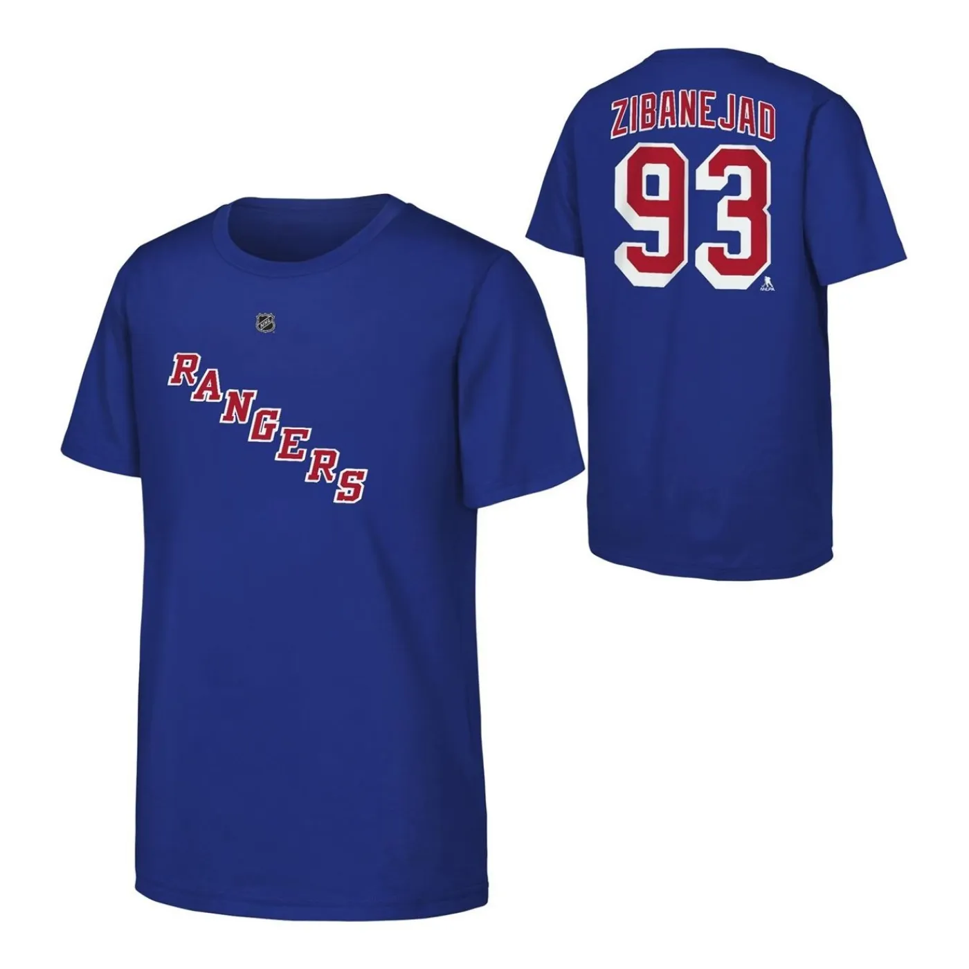 Online T-Shirt Name & Number Jr Mika Zibanejad Nhl T-Shirt Junior|Outerstuff