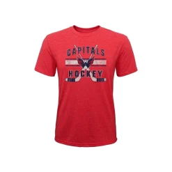 Discount T-shirt Superstripe Tee Jr Washington Capitals Nhl T-Shirt Junior|Outerstuff