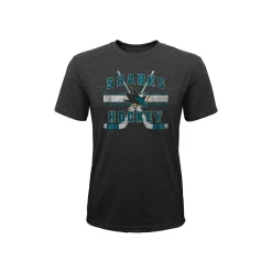 Discount T-shirt Superstripe Tee Jr San Jose Sharks Outerstuff|Nhl T-Shirt