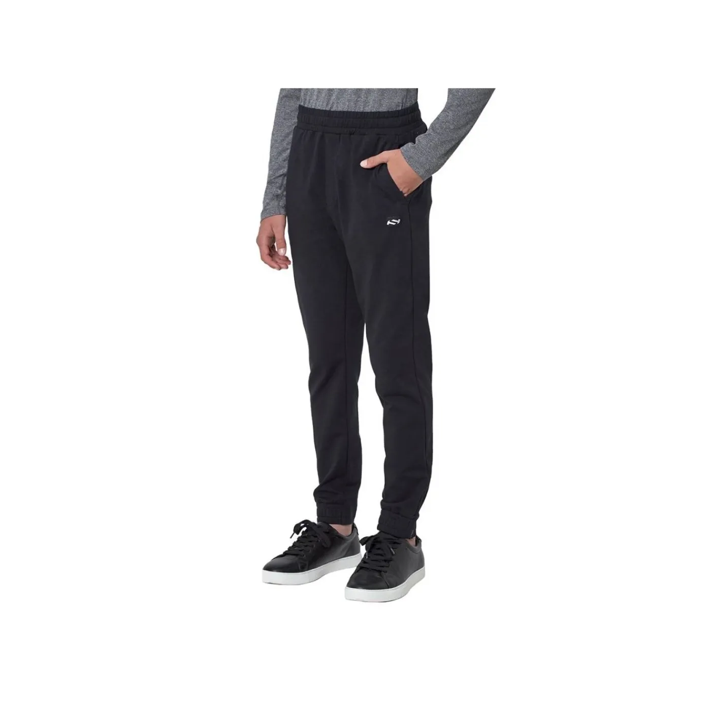 New Byxa Terry Crew Yth Black TRUE|Mjukisbyxor Junior