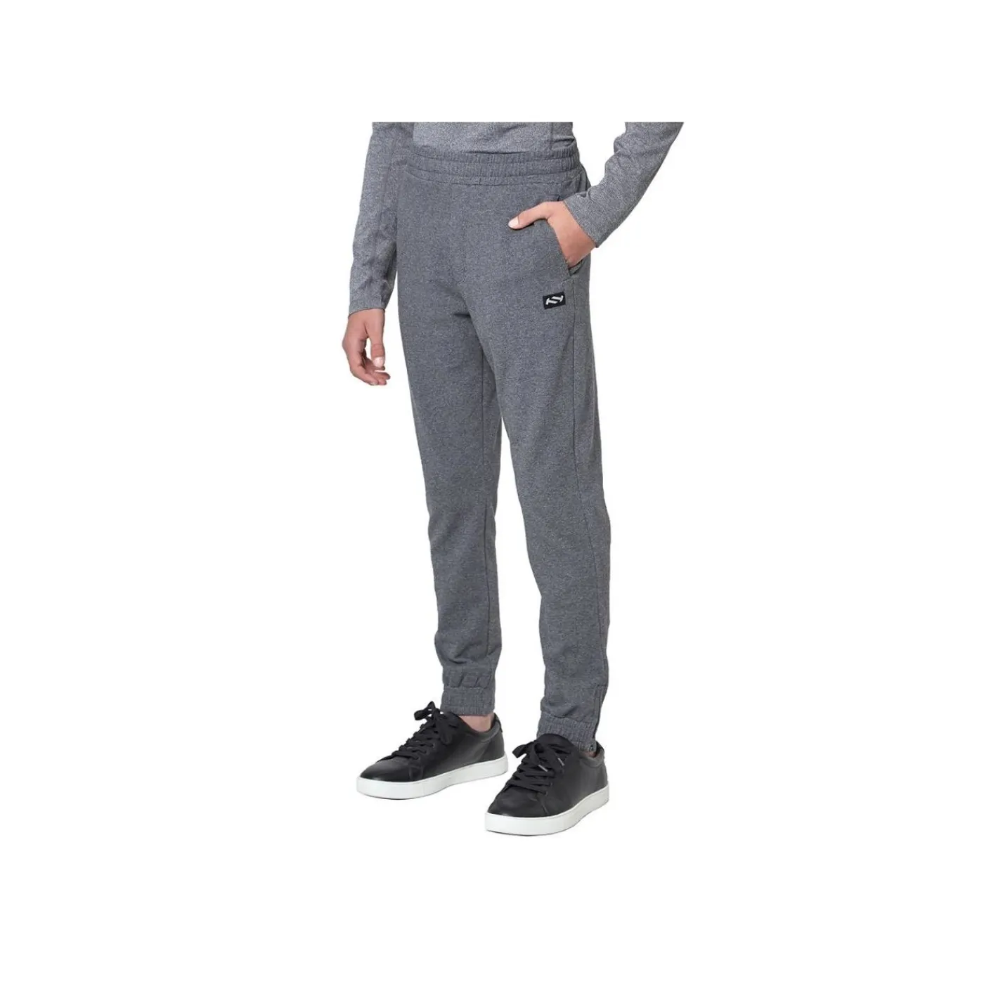 Clearance Byxa Terry Crew Yth Grey TRUE|Mjukisbyxor Junior