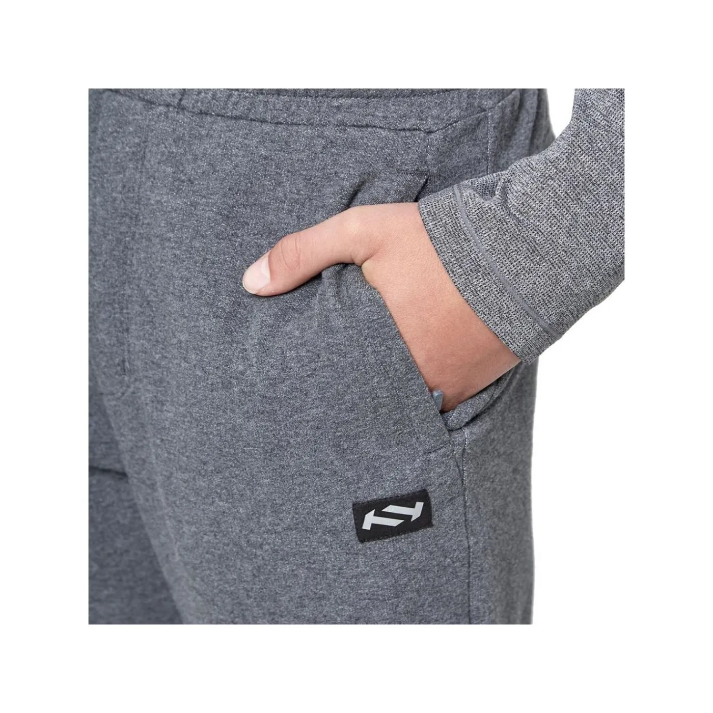 Clearance Byxa Terry Crew Yth Grey TRUE|Mjukisbyxor Junior